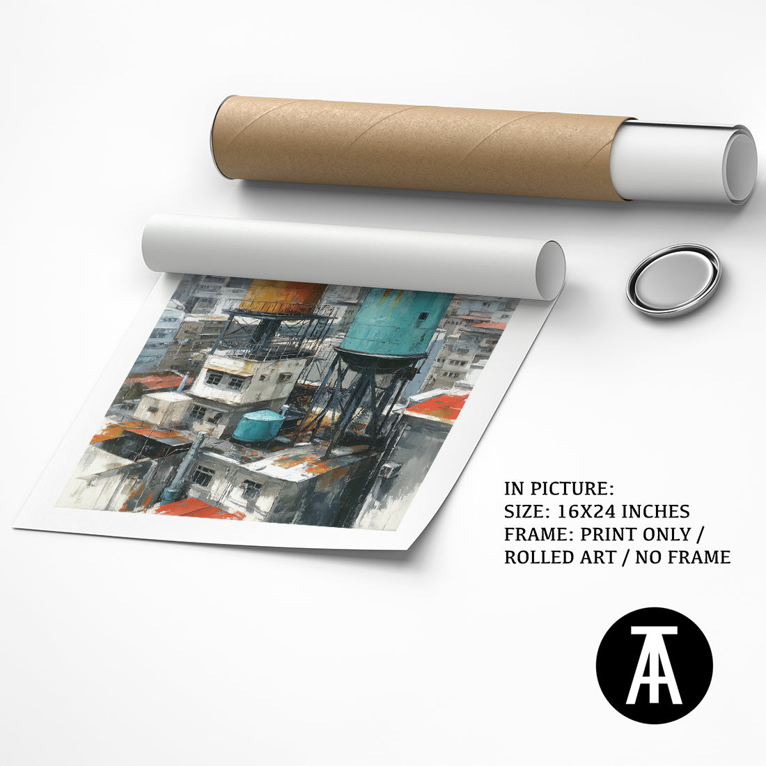 Artwork as Print Only / Rolled Art