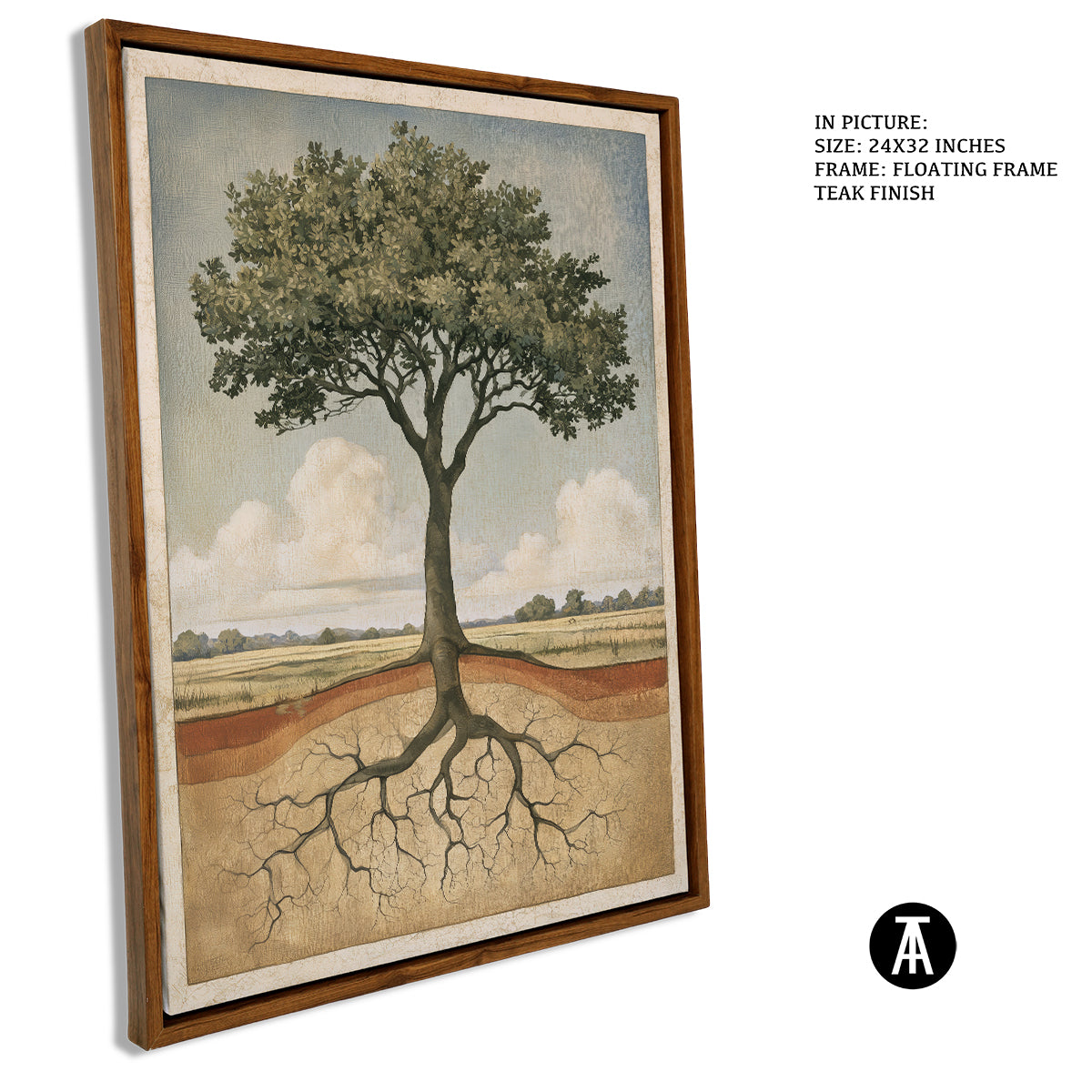 Artwork in Floating Frame
