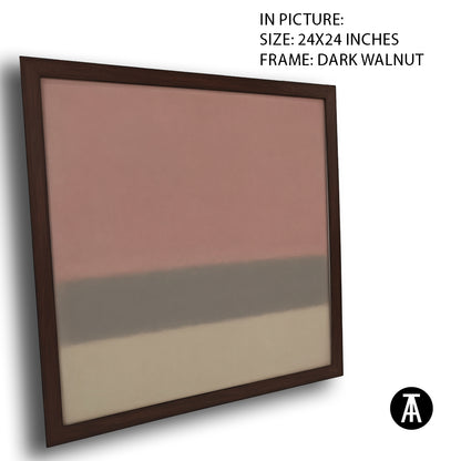 Artwork in Dark Walnut Frame