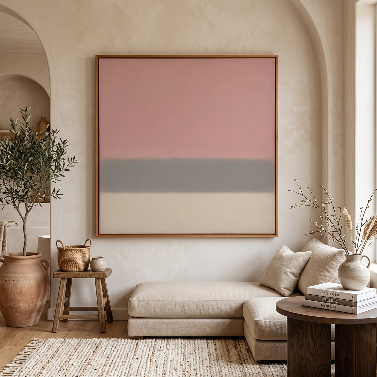 Abstract Art in a Lifestyle Setting