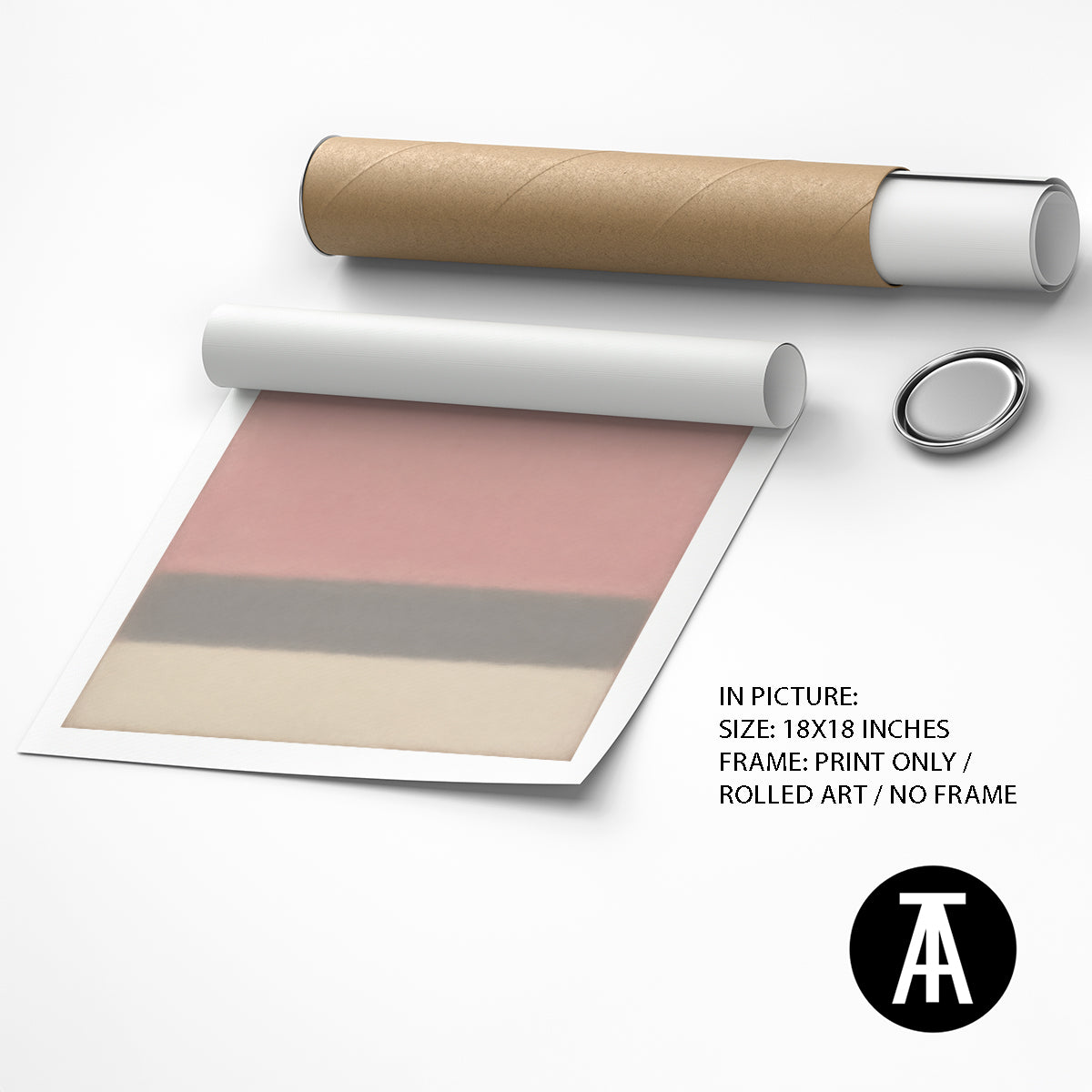 Artwork as Print Only / Rolled Art