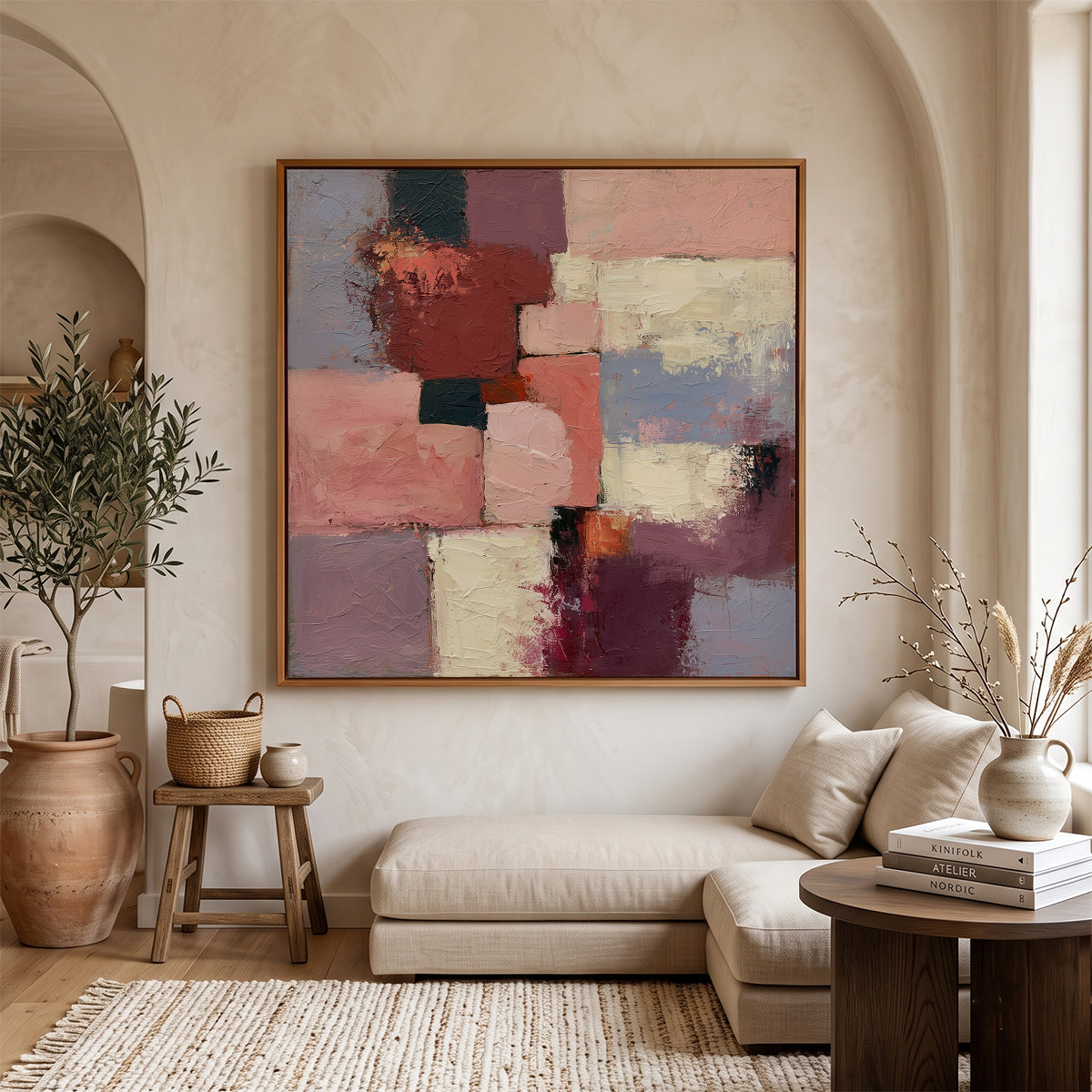 Abstract Art in a Lifestyle Setting