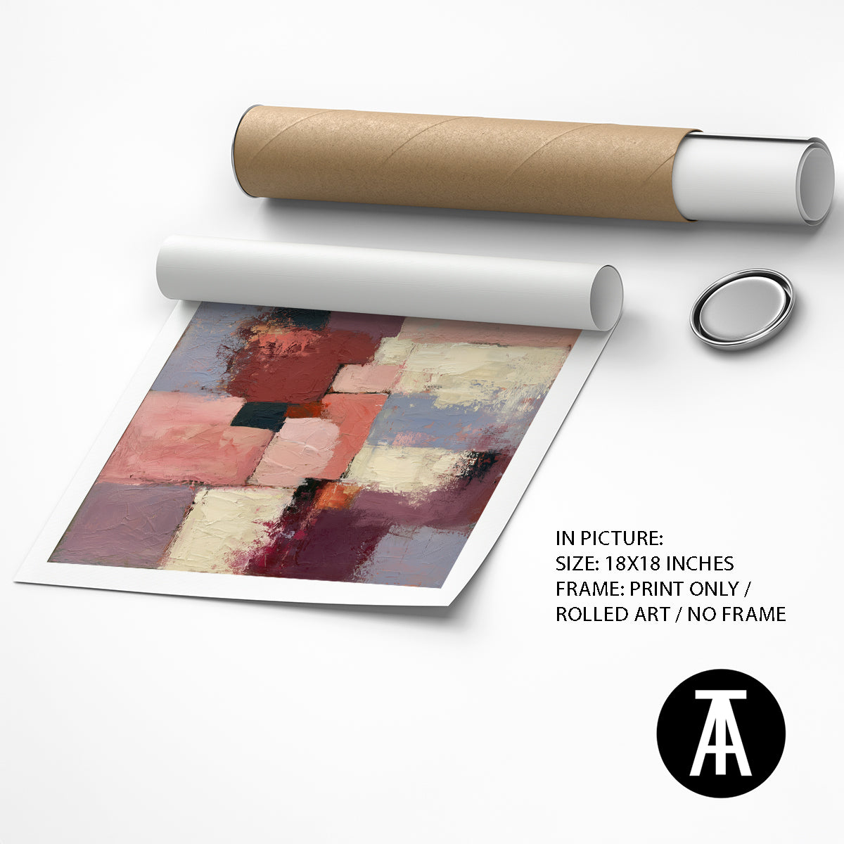 Artwork as Print Only / Rolled Art