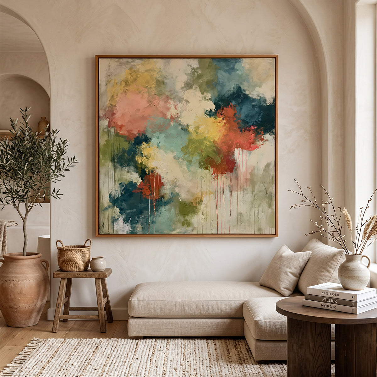 Abstract Art in a Lifestyle Setting