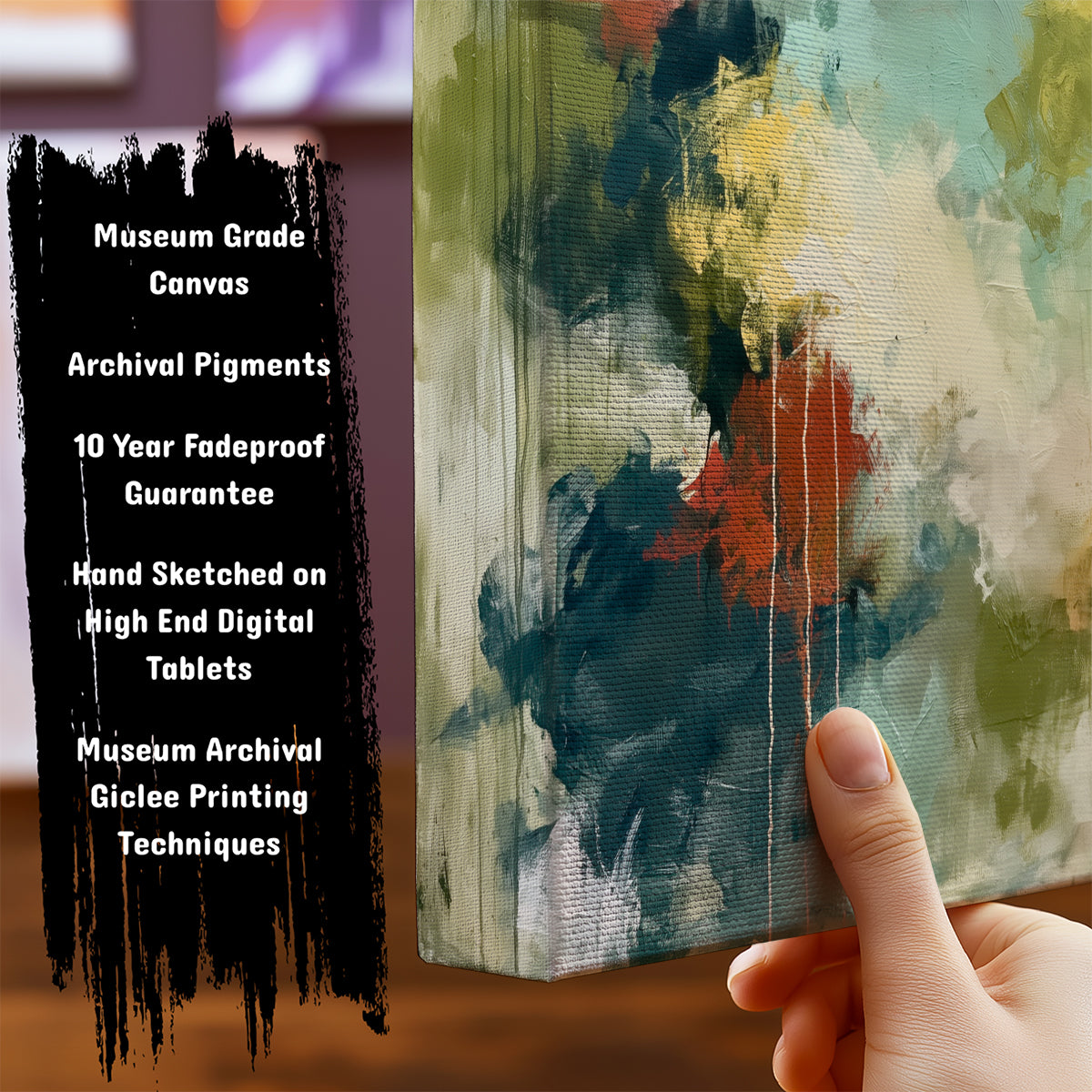 Information about Abstract Art Print