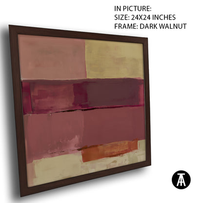 Artwork in Dark Walnut Frame