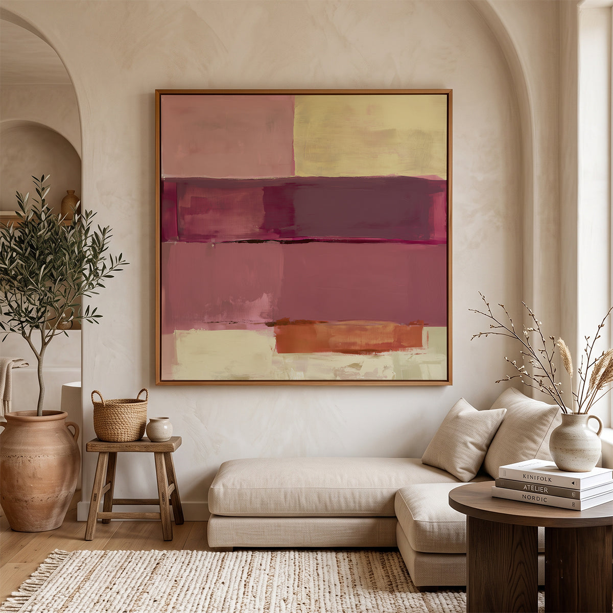 Abstract Art in a Lifestyle Setting