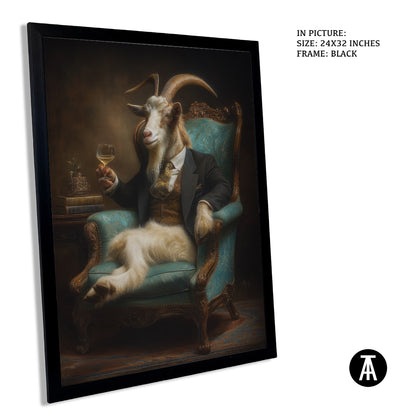 Sample Artwork in Black Frame