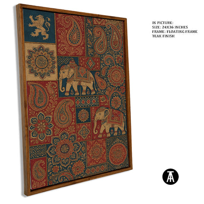 Artwork in Floating Frame