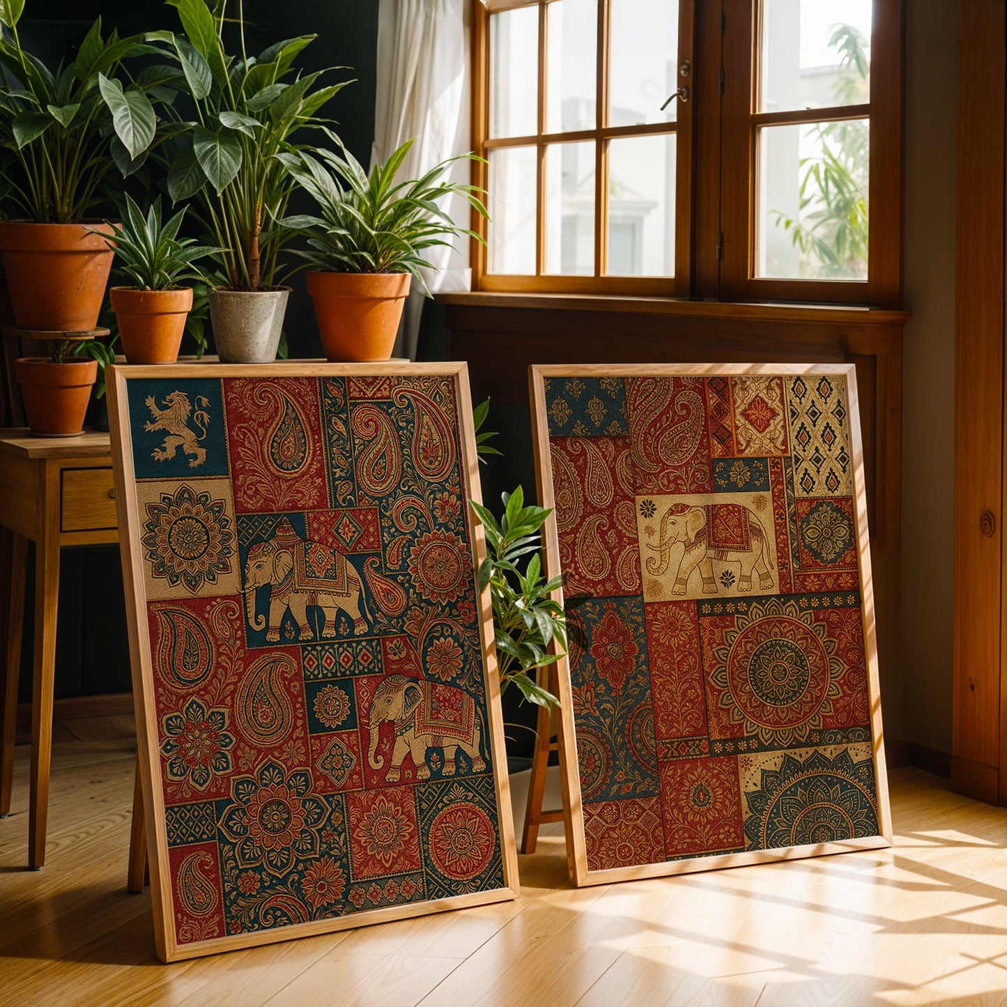 Heritage Indian Painting in a Lifestyle Setting