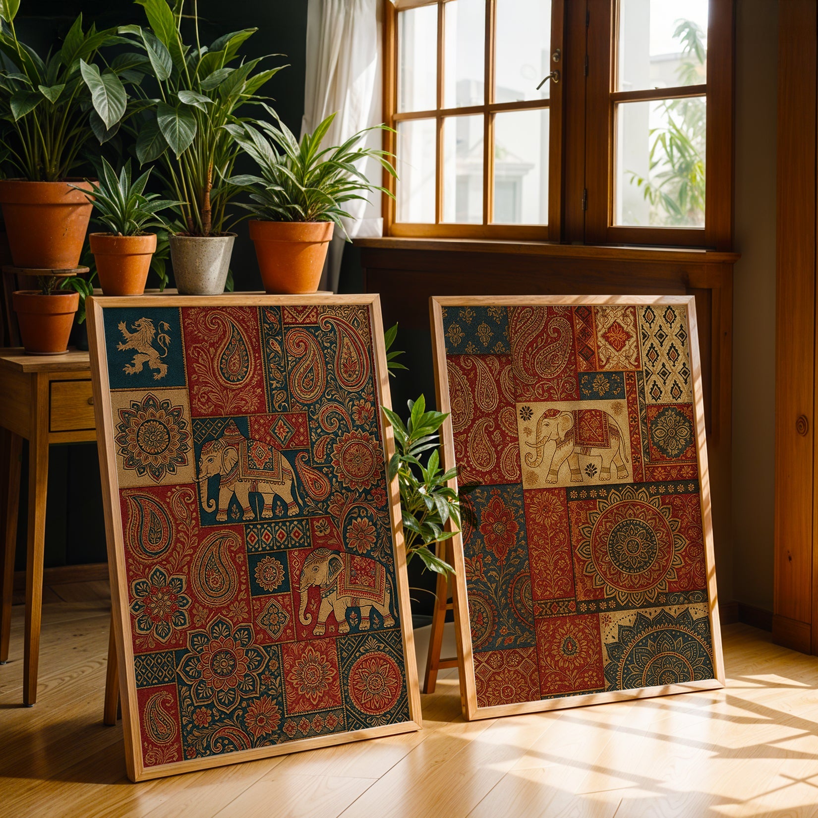 Heritage Indian Painting in a Lifestyle Setting