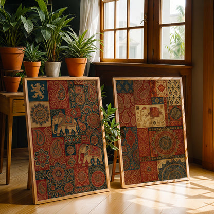 Heritage Indian Painting in a Lifestyle Setting