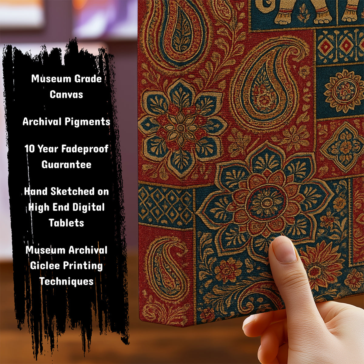 Information about Indian Art Canvas Art Print