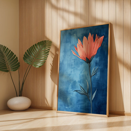 Floral Painting in a Lifestyle Setting