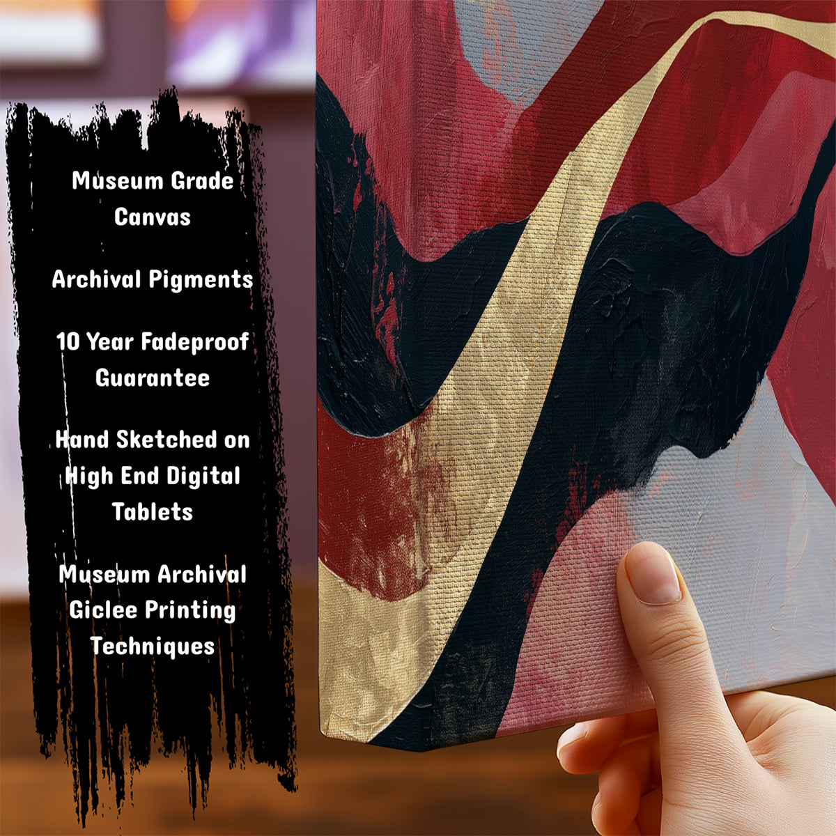 Information about Abstract Art Print