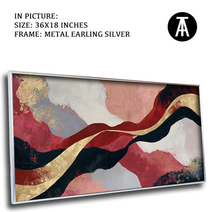 Artwork in Metal Earling Silver Frame