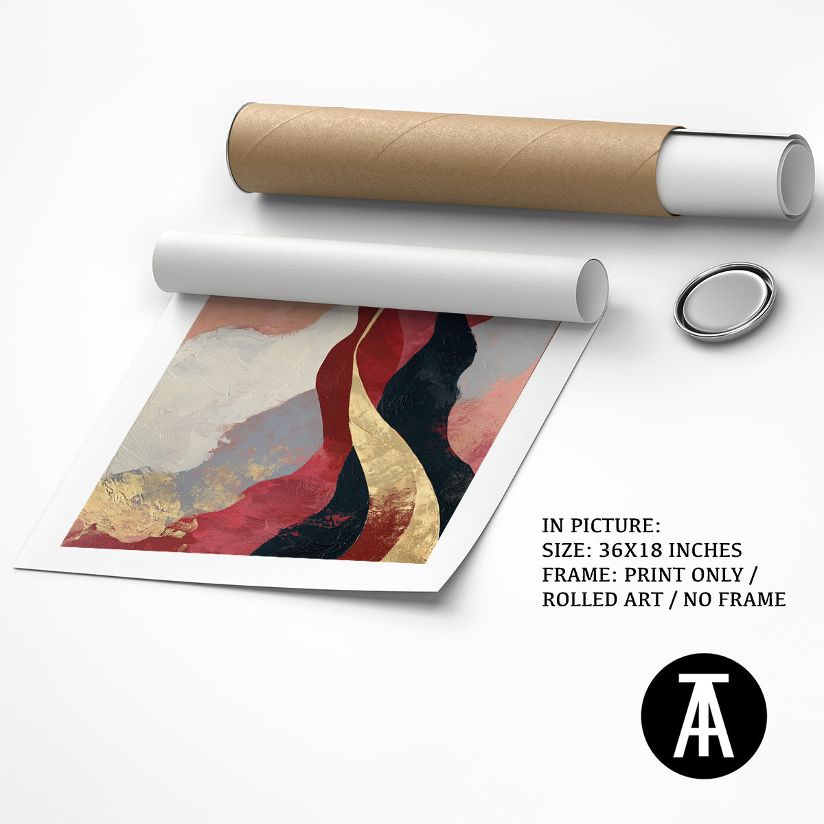 Artwork as Print Only / Rolled Art