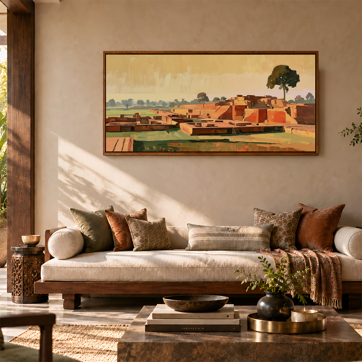 Indian Artwork in a Lifestyle Setting
