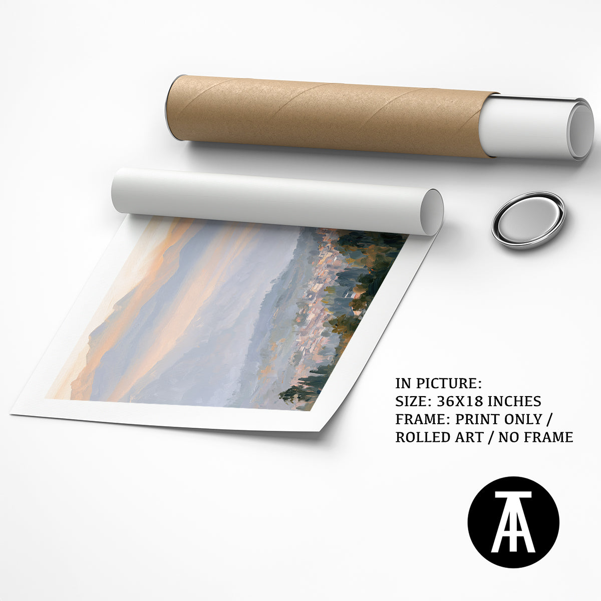Artwork as Print Only or Rolled Art