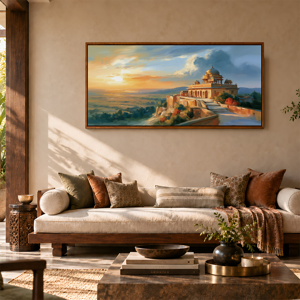 Indian Artwork in a Lifestyle Setting