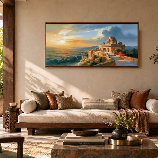 Indian Artwork in a Lifestyle Setting