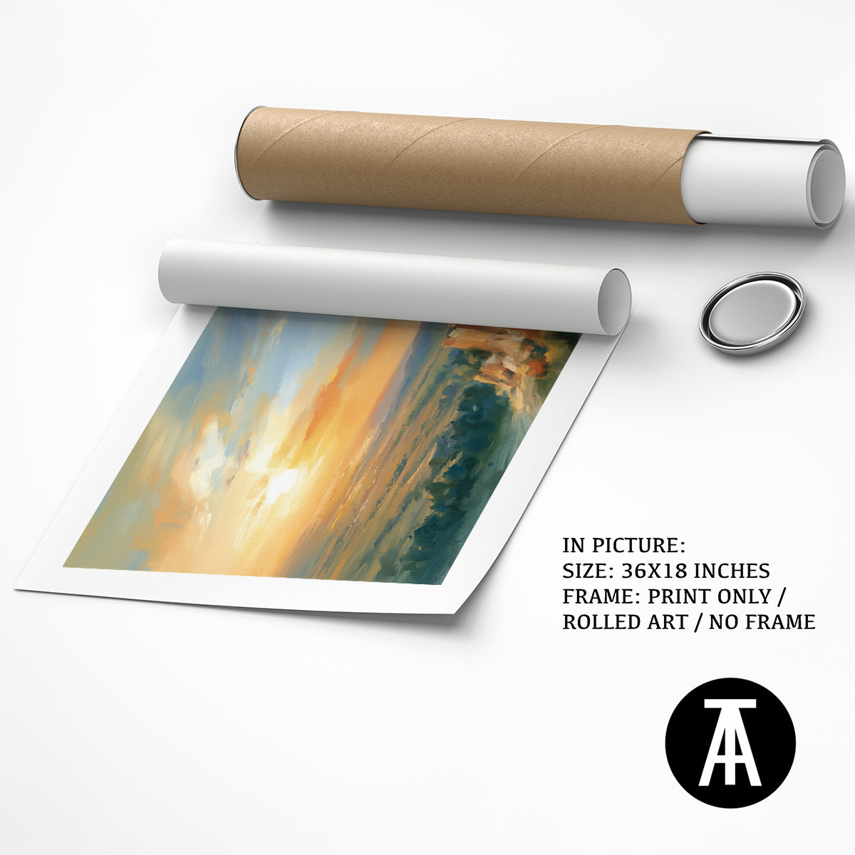 Artwork as Print Only or Rolled Art