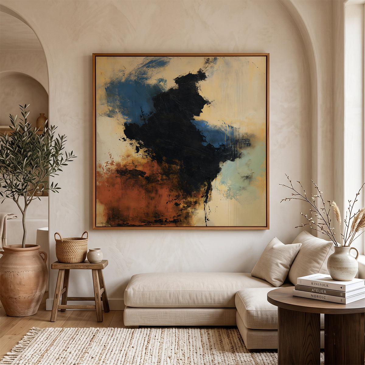 Abstract Art in a Lifestyle Setting