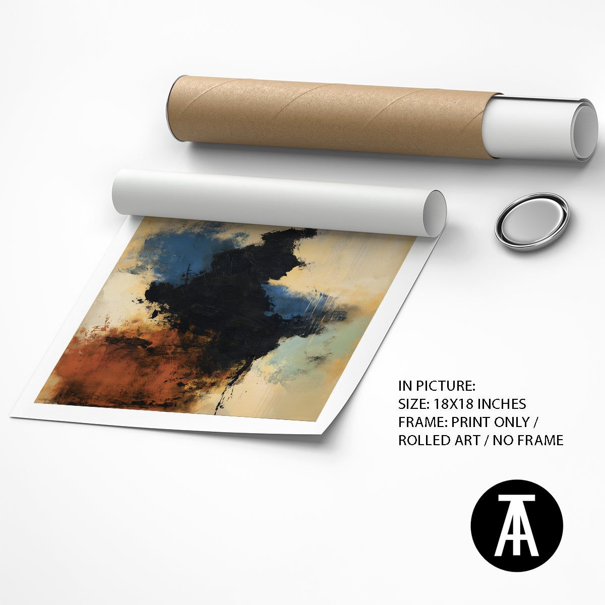 Artwork as Print Only / Rolled Art