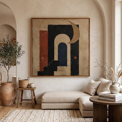 Abstract Art in a Lifestyle Setting