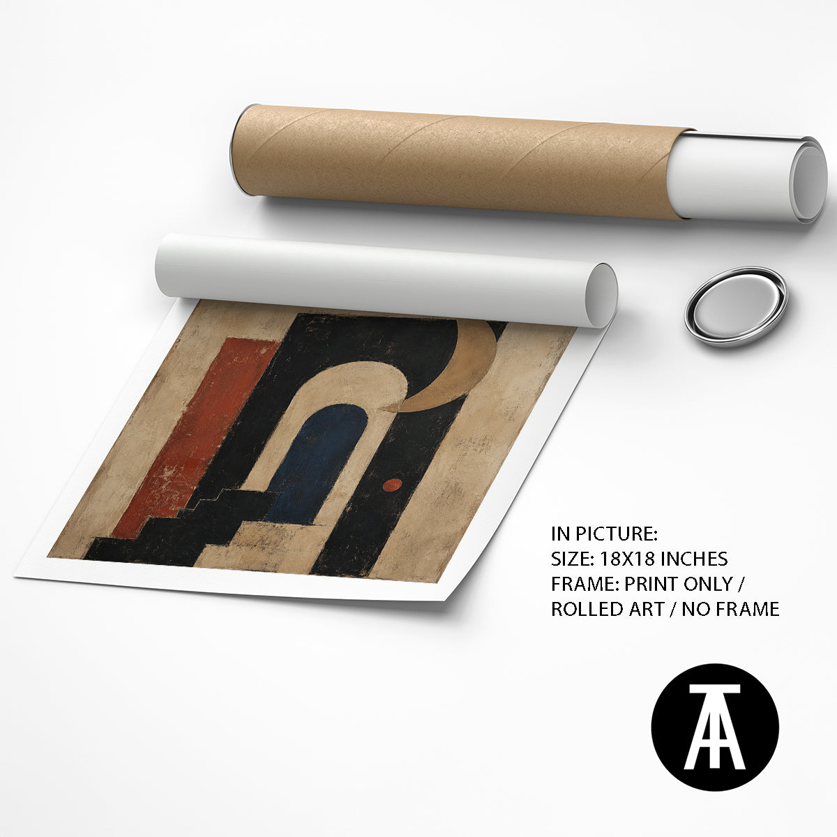 Artwork as Print Only / Rolled Art