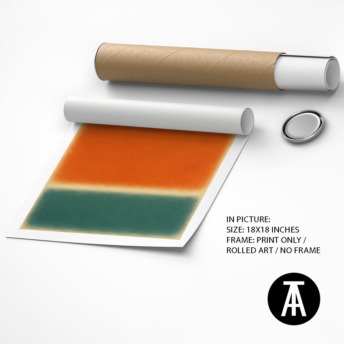 Artwork as Print Only / Rolled Art