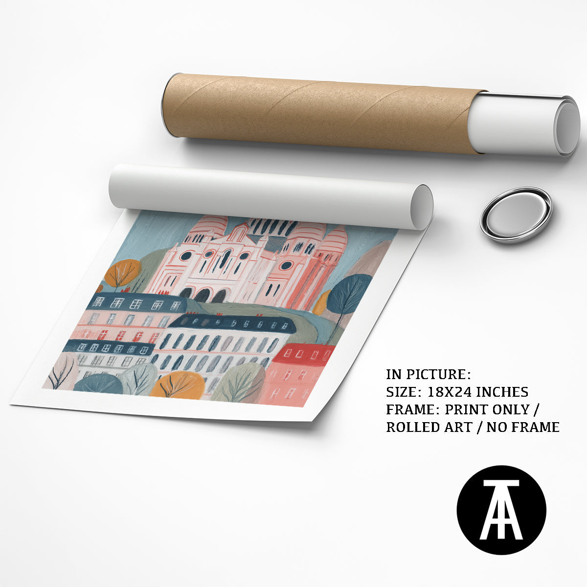 Artwork as Print Only or Rolled Art