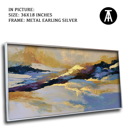 Artwork in Metal Earling Silver Frame