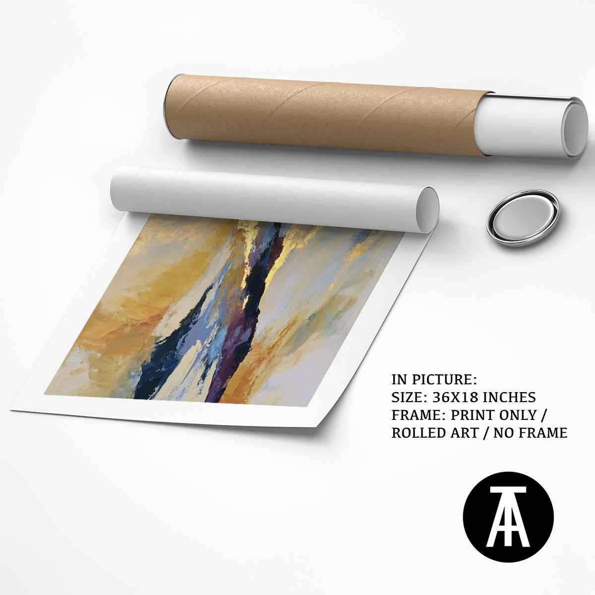 Artwork as Print Only / Rolled Art