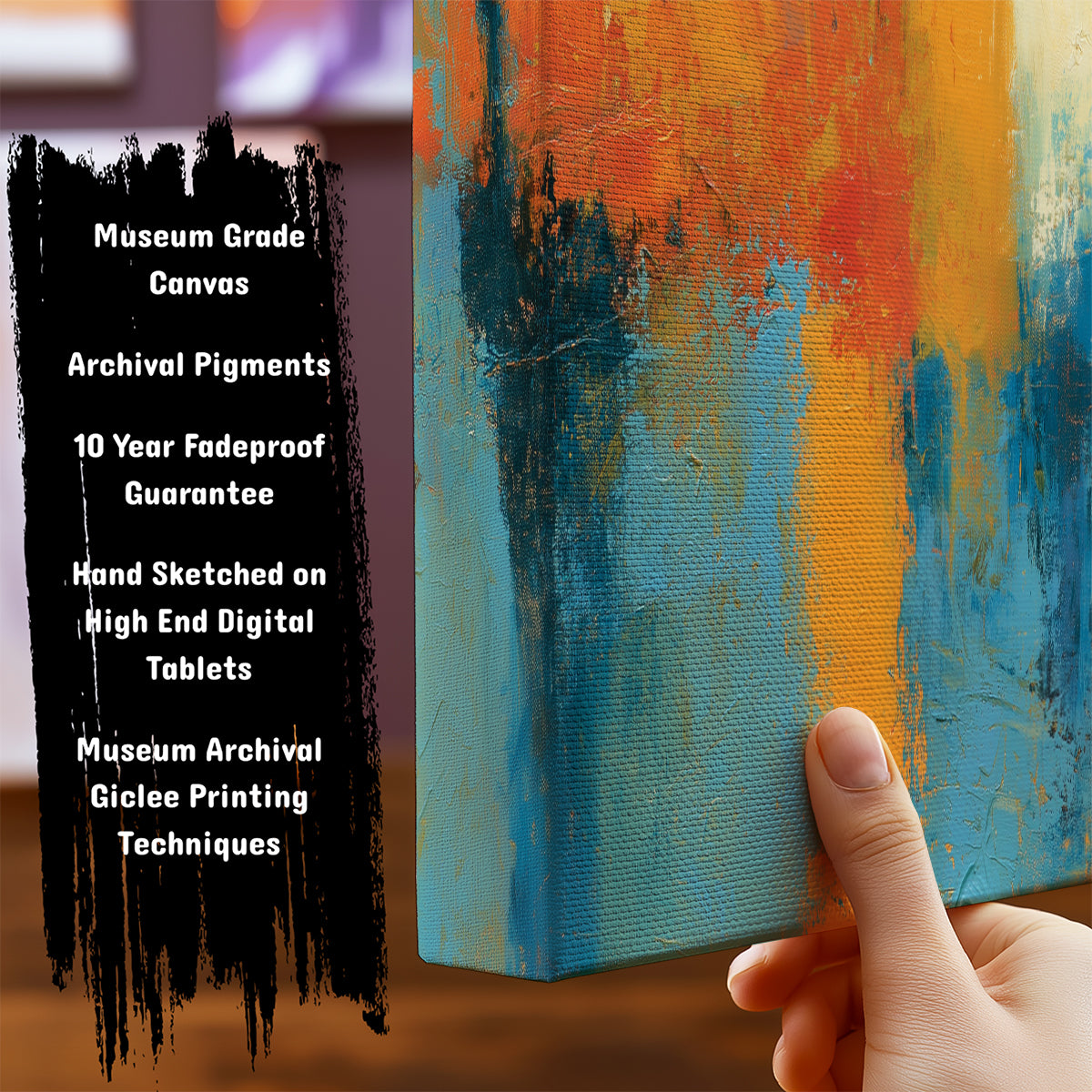Information about Abstract Art Print