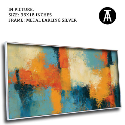 Artwork in Metal Earling Silver Frame