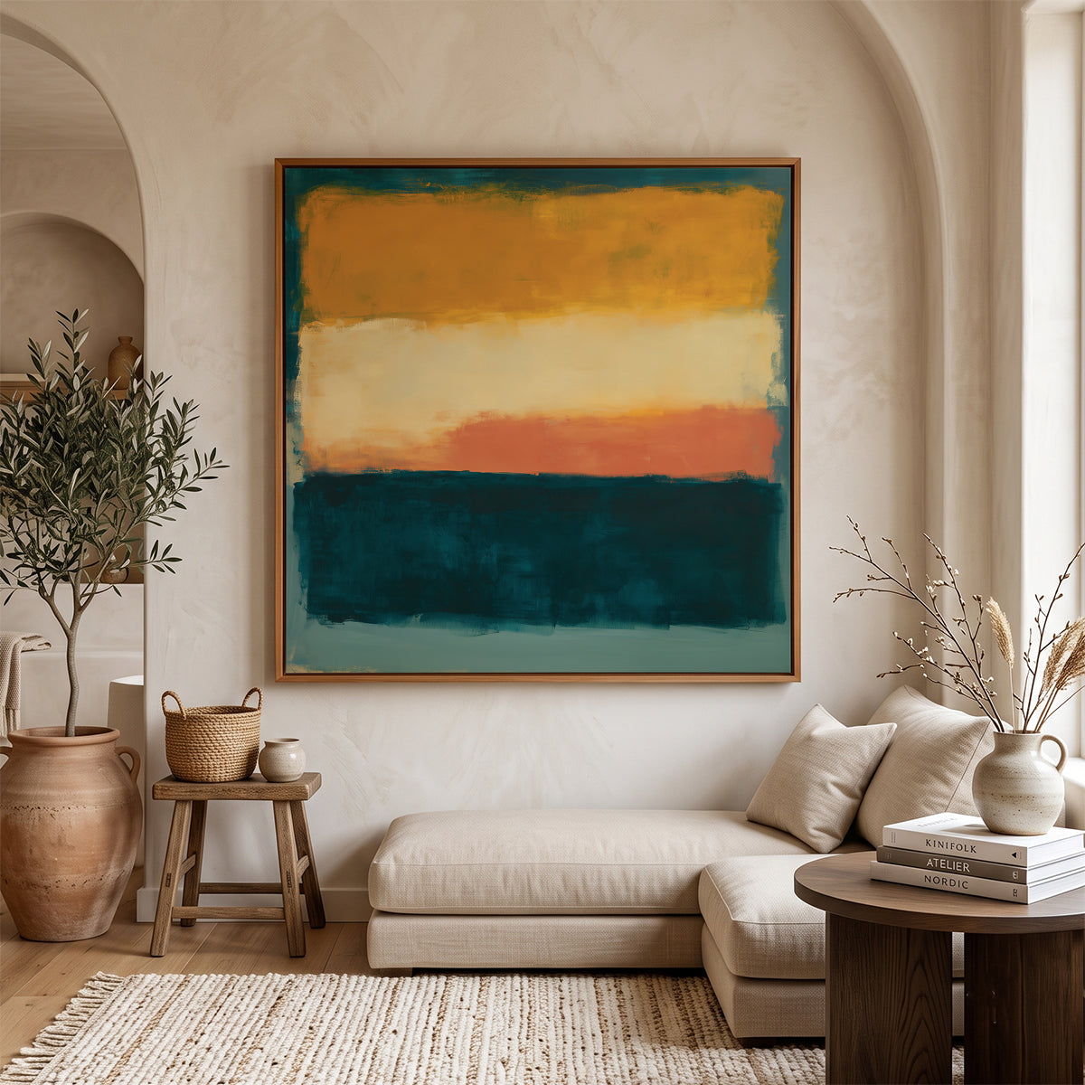 Abstract Art in a Lifestyle Setting