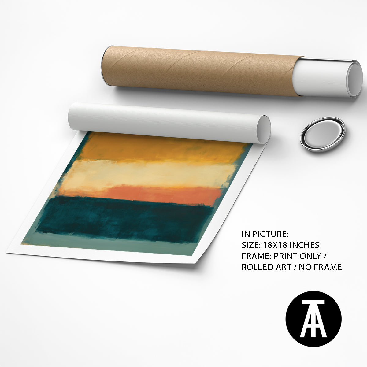 Artwork as Print Only / Rolled Art