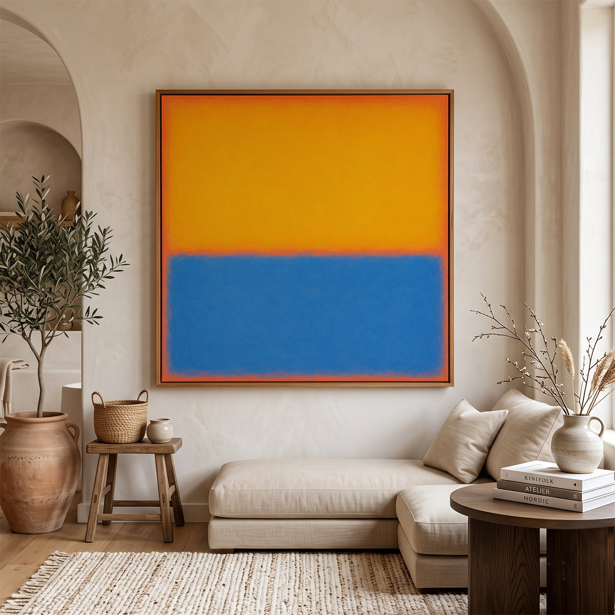 Abstract Art in a Lifestyle Setting