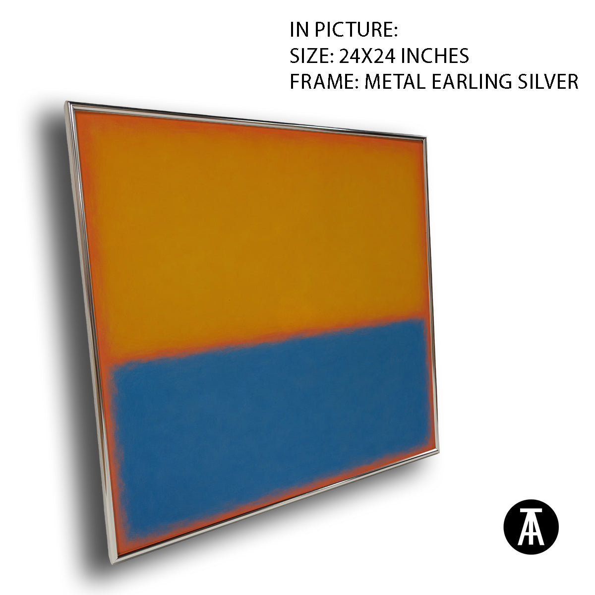 Artwork in Metal Earling Silver Frame