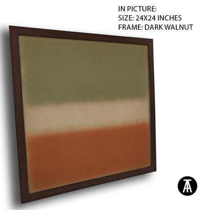 Artwork in Dark Walnut Frame