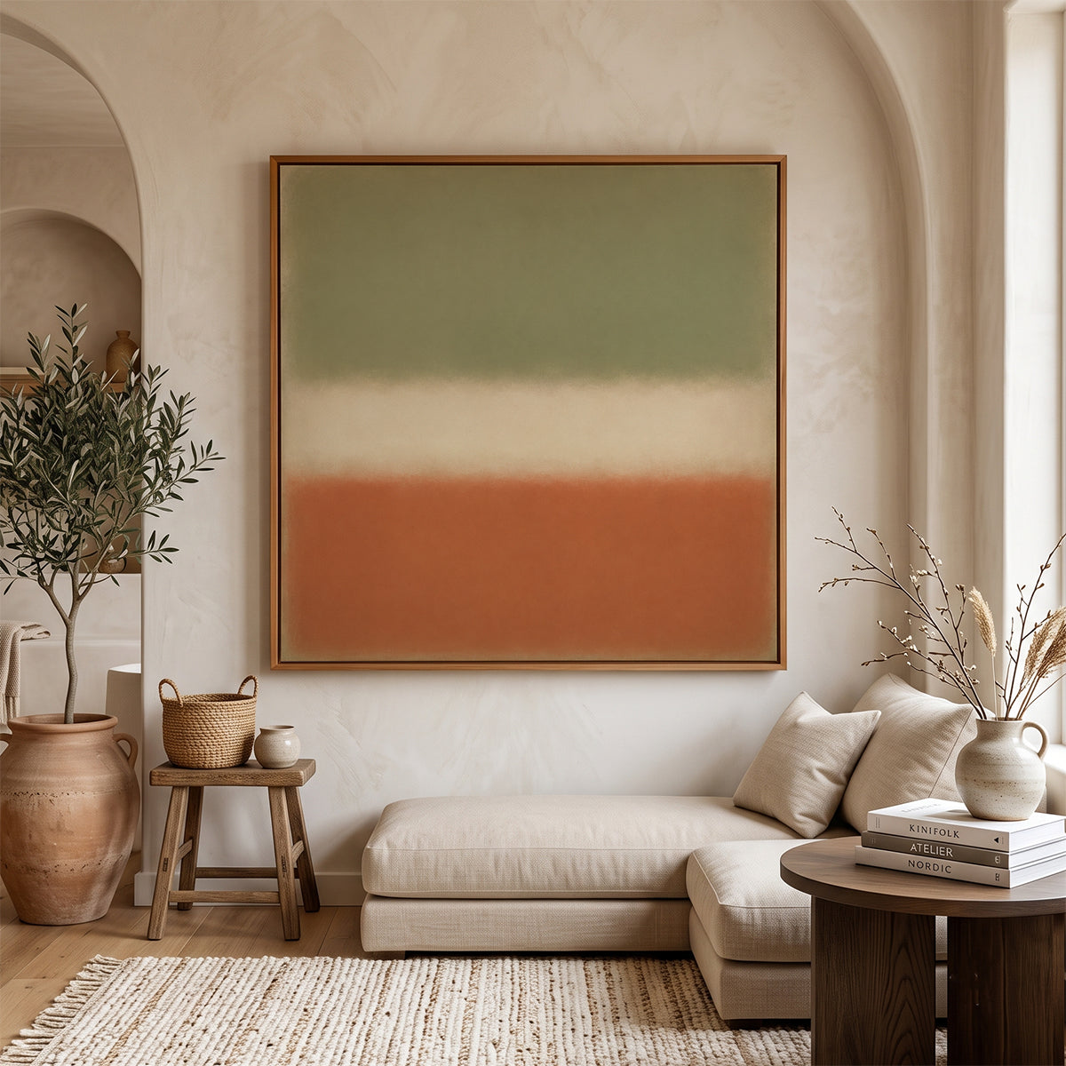 Abstract Art in a Lifestyle Setting