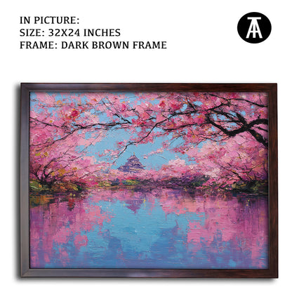 Artwork in Metal Champagne Gold Frame