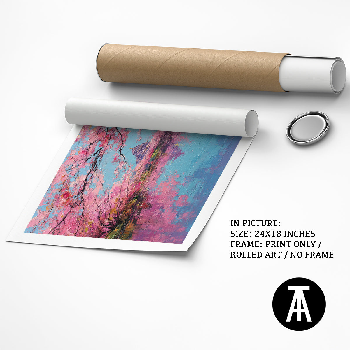 Artwork as Print Only or Rolled Art