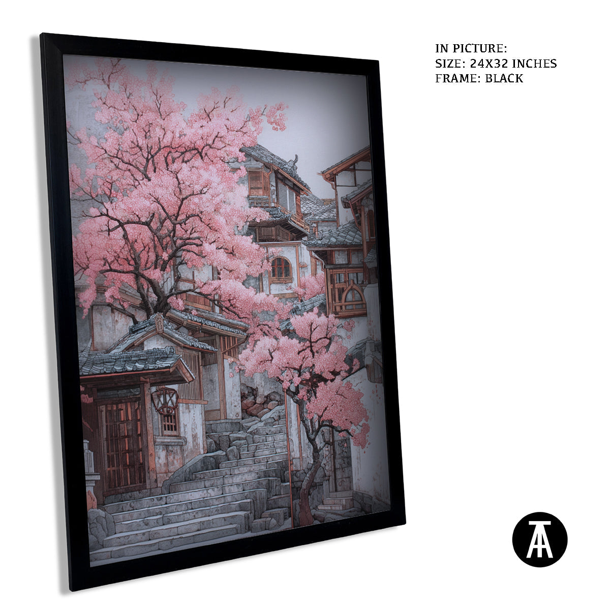 Artwork in Metal Earling Silver Frame