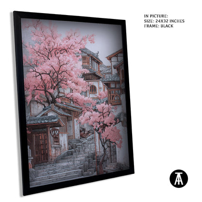 Artwork in Metal Earling Silver Frame