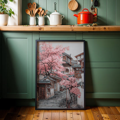 Japanese Artwork in a Lifestyle Setting