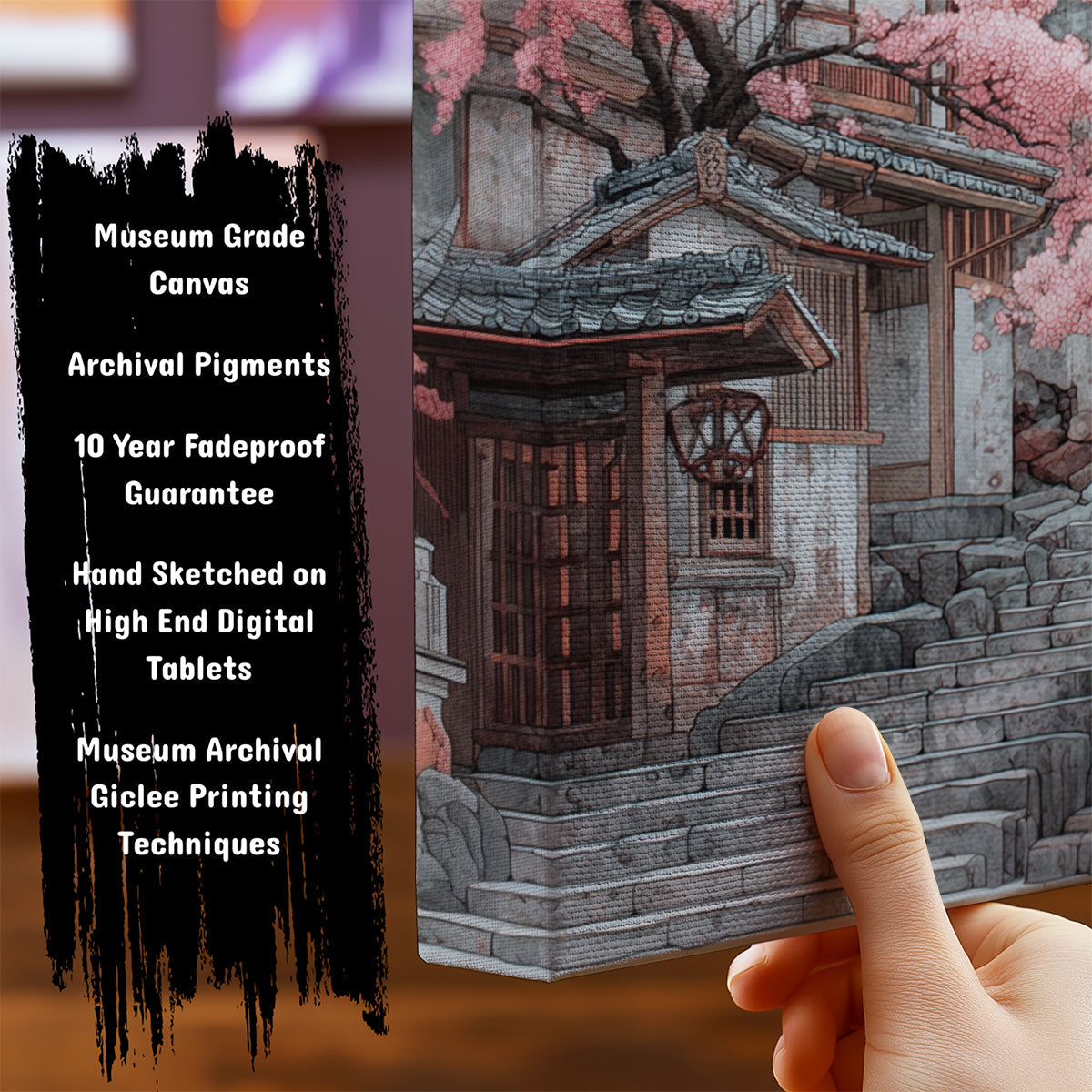 Information about Japanese Canvas Art Print