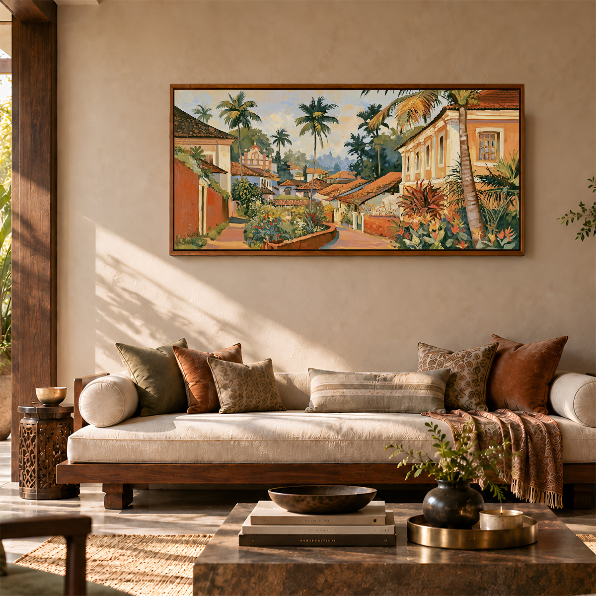 Indian Artwork in a Lifestyle Setting