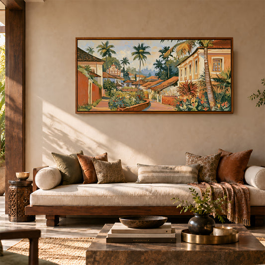 Indian Artwork in a Lifestyle Setting